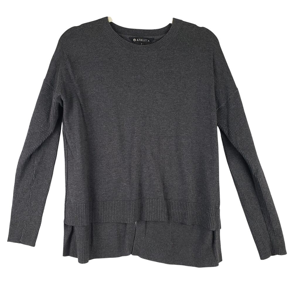 Athleta Women's S Crossback Split High Low Sweate… - image 1